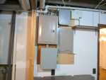 Mechanical room/electric panels